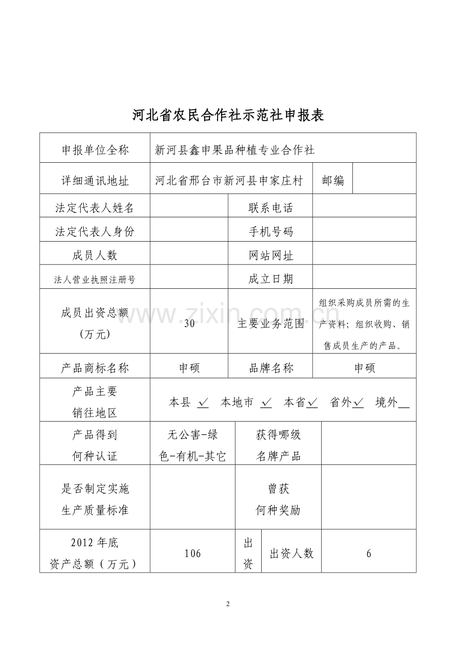 新河县鑫申果品种植专业合作社省级示范社申报材料.doc_第3页