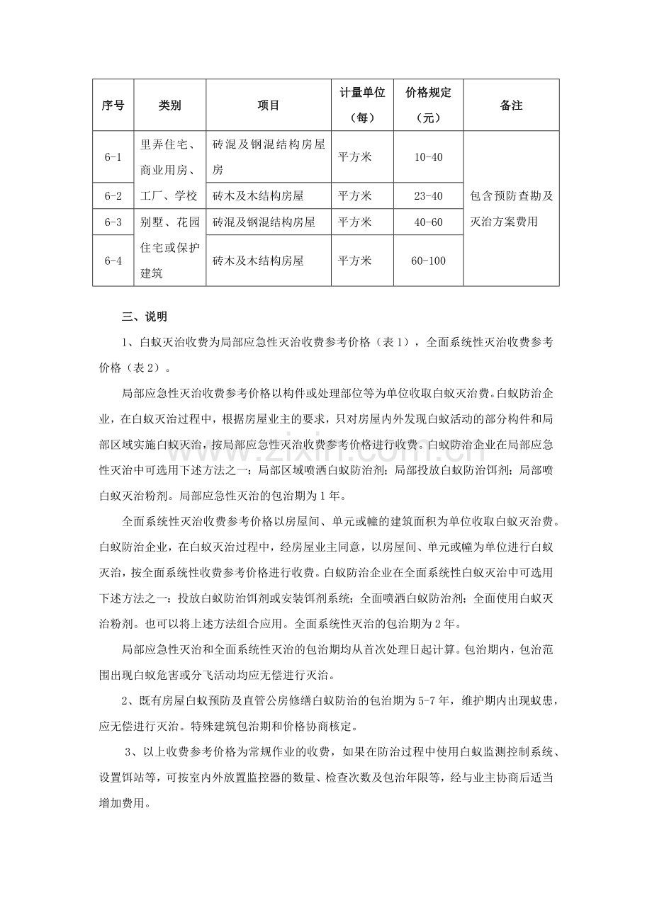 上海白蚁防治收费标准一览(具有白蚁防治资质单位报价).doc_第3页