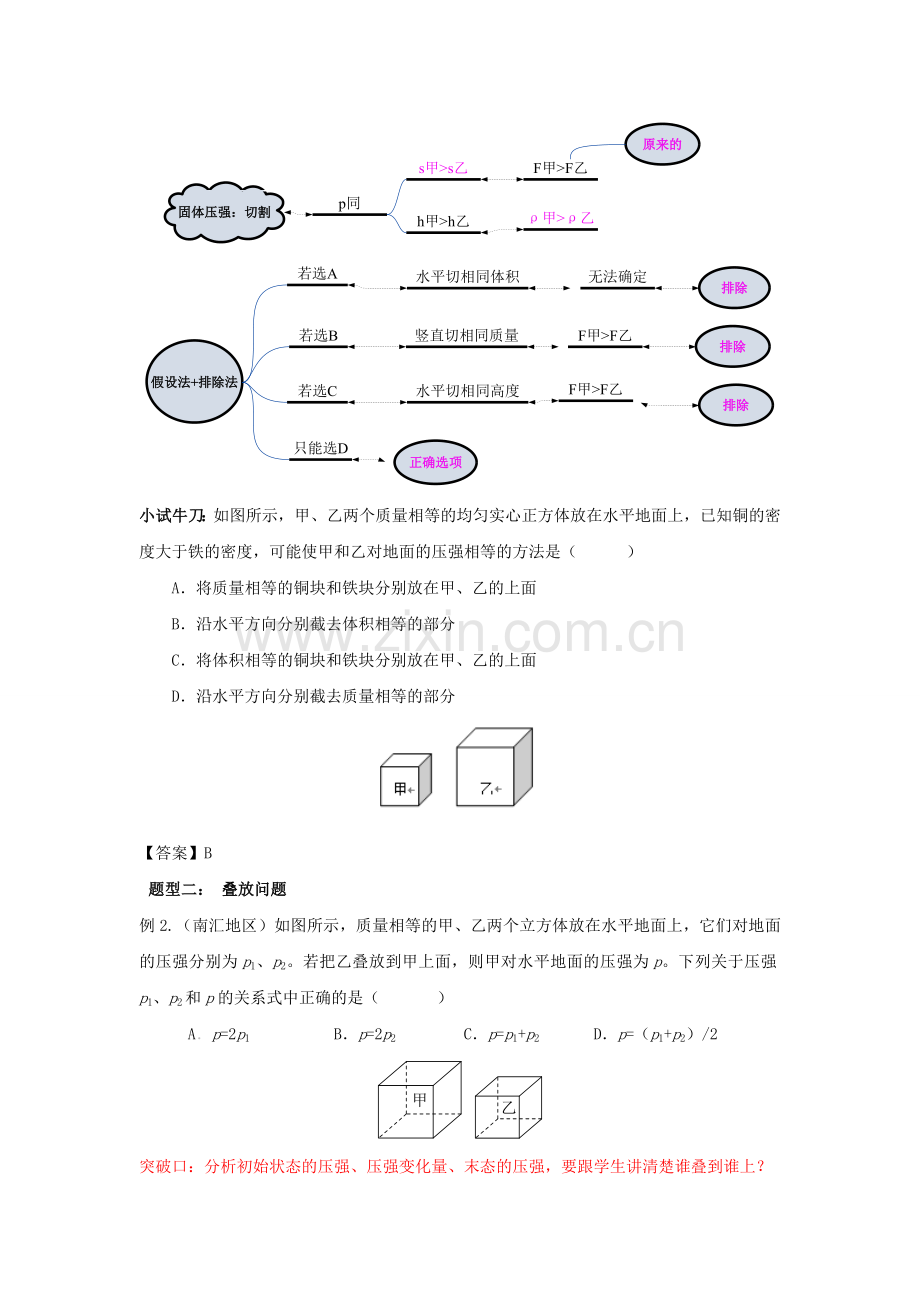 压强分类题型专题.doc_第2页