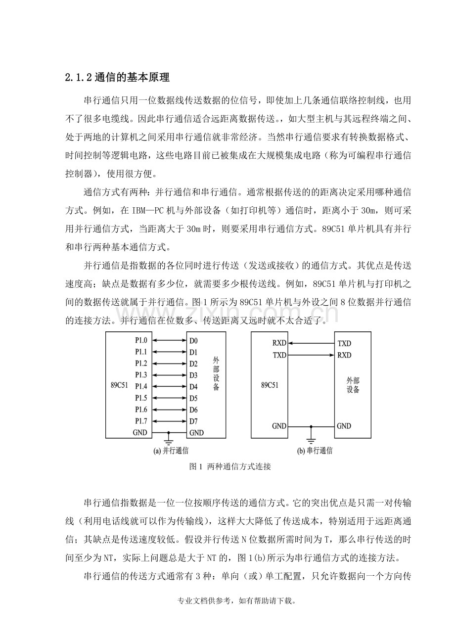 单片机IO口模拟串行实现数据通信.doc_第3页