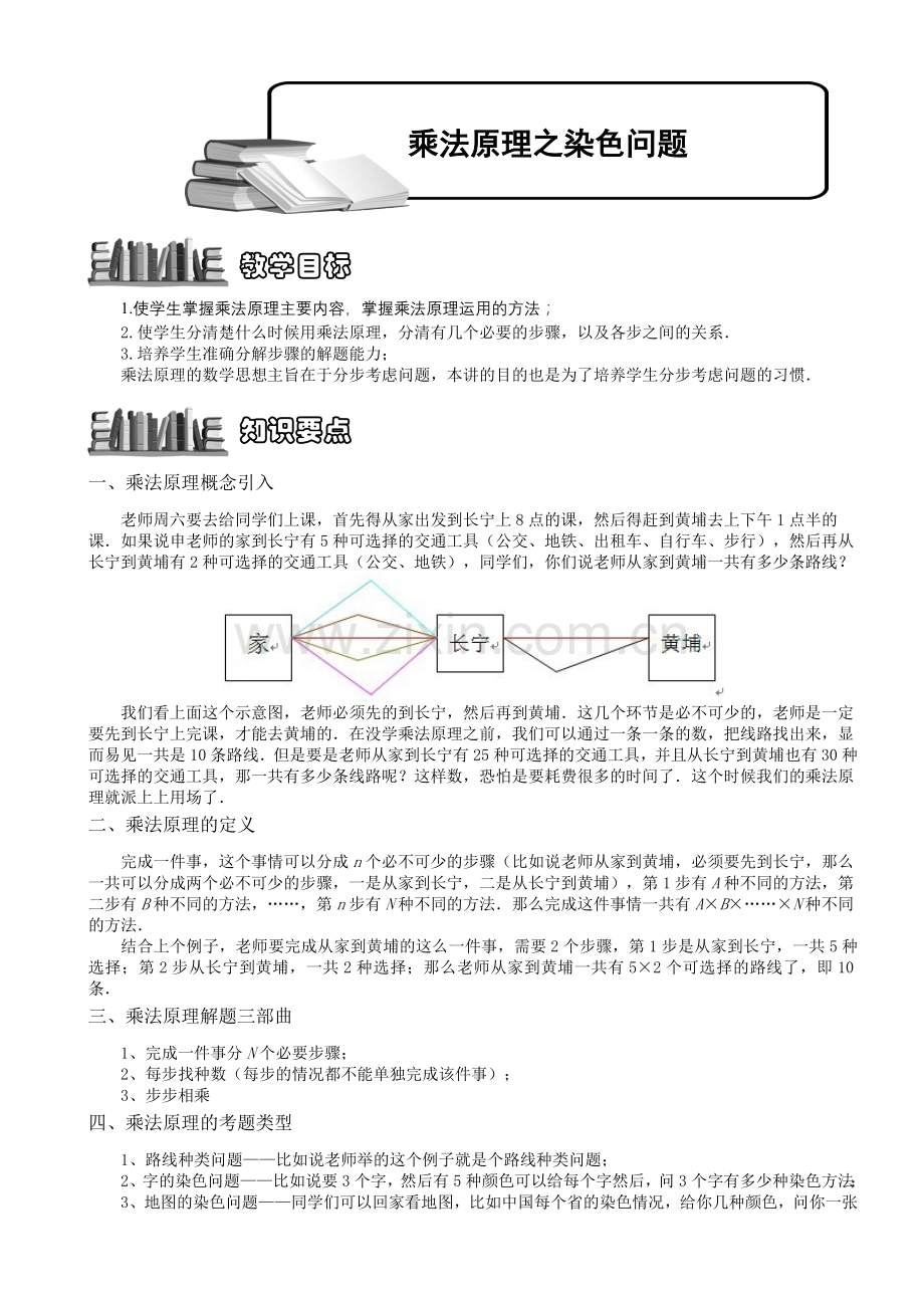 乘法原理之染色法.doc_第1页