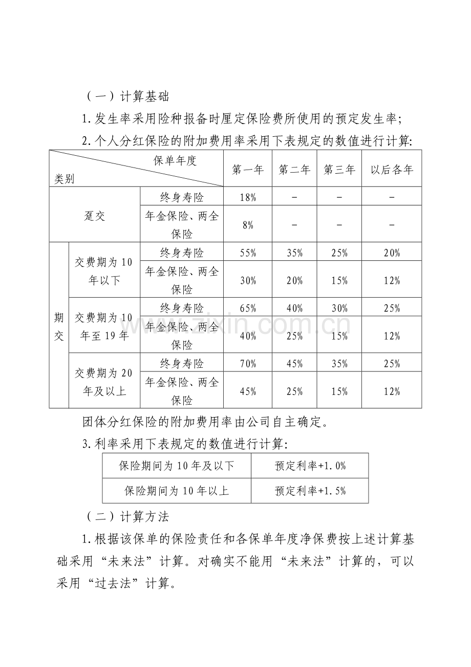 分红保险精算规定.doc_第3页