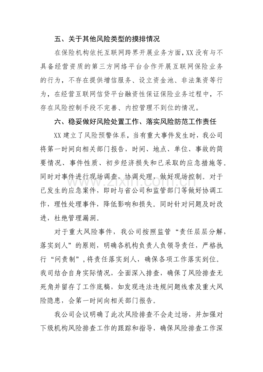 互联网保险风险专项整治摸排情况报告.docx_第3页