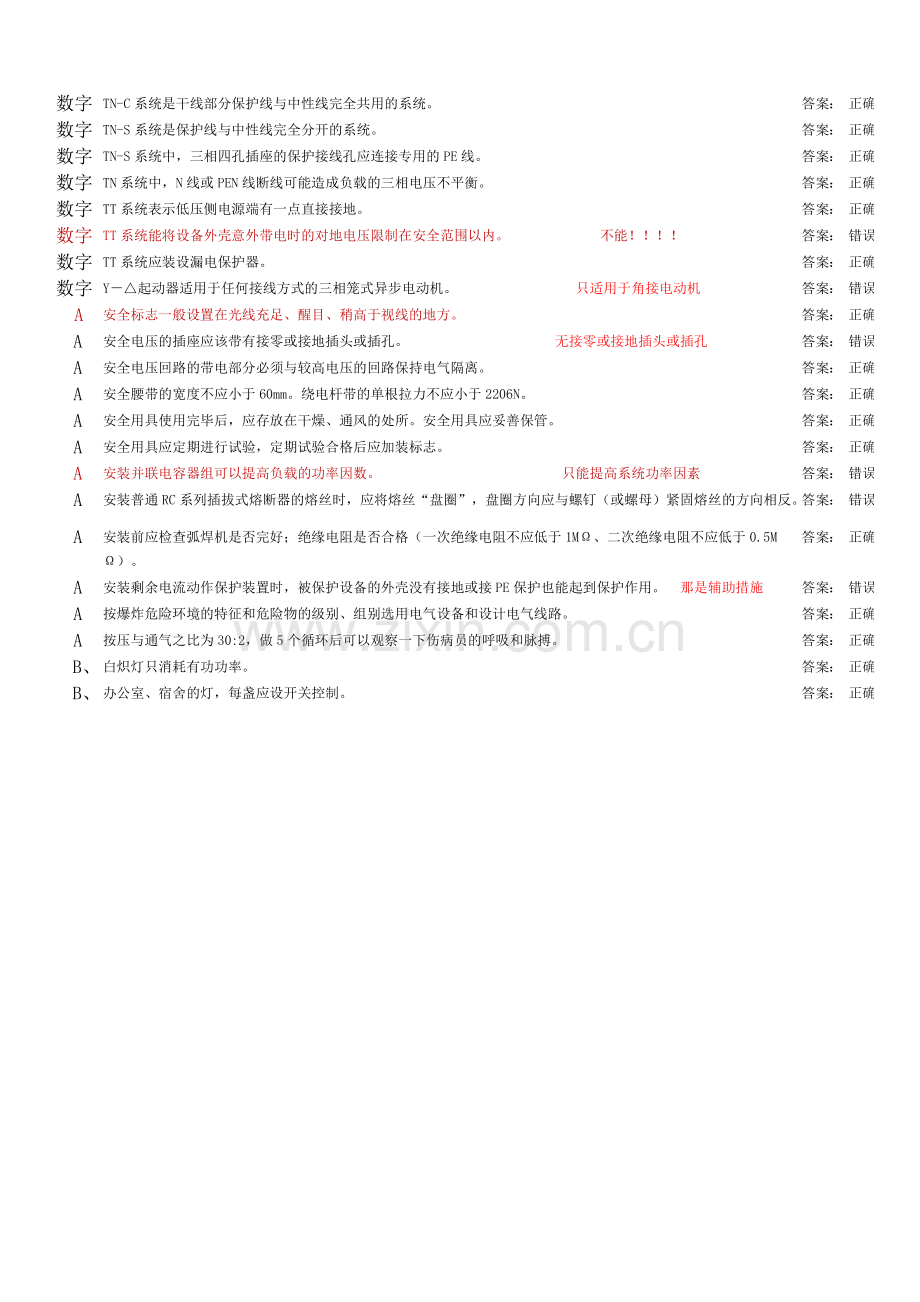 低压电工作业新题库(带每题解答).doc_第3页