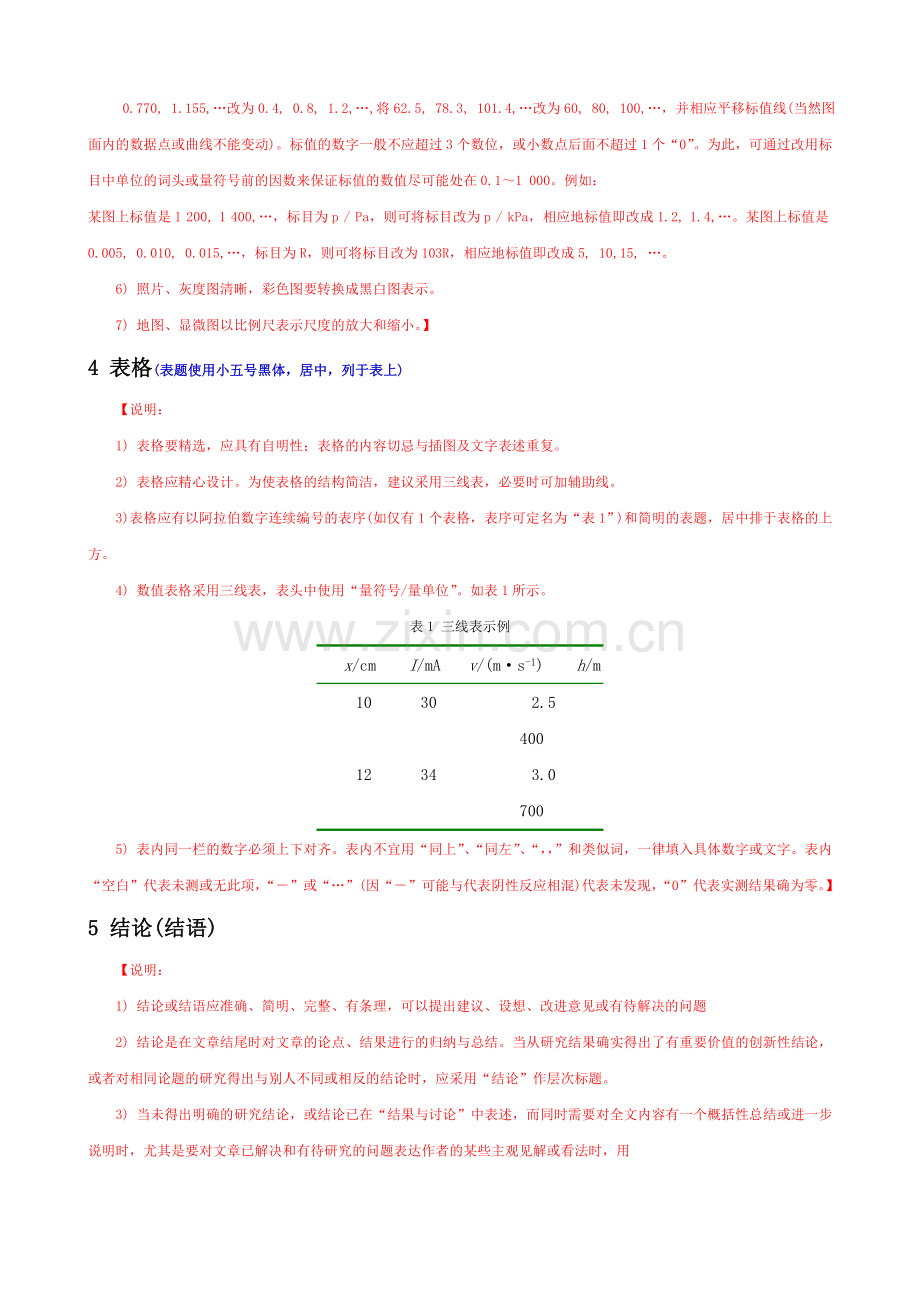 中文核心期刊论文模板(含基本格式和内容要求).doc_第3页