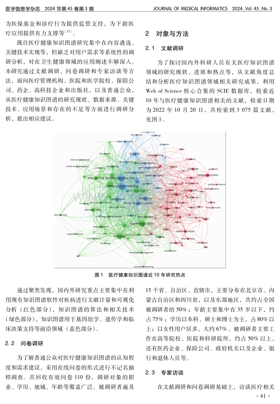 医疗健康知识图谱需求与技术构建研究.pdf_第2页