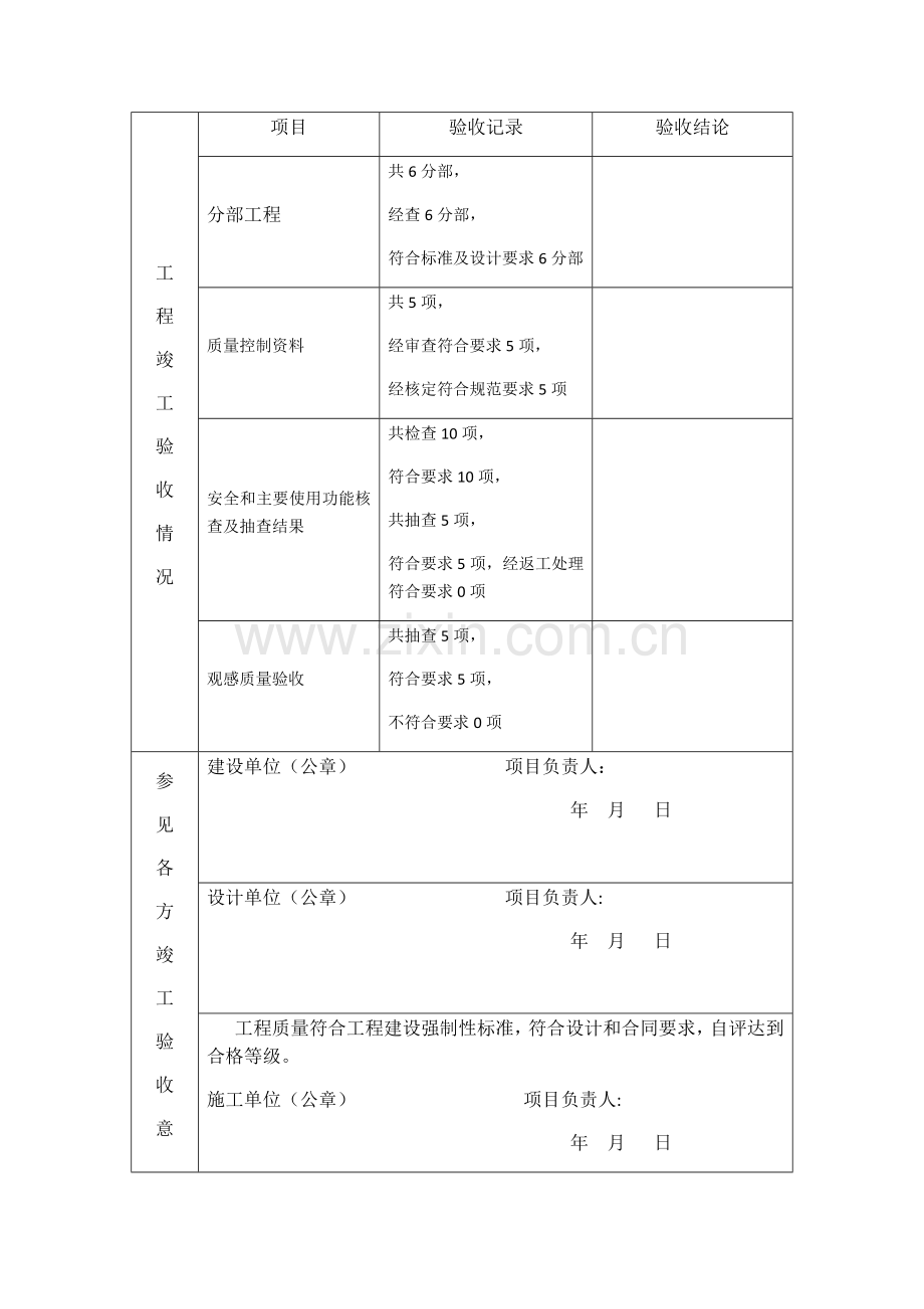 建筑工程竣工验收报告(格式).doc_第3页