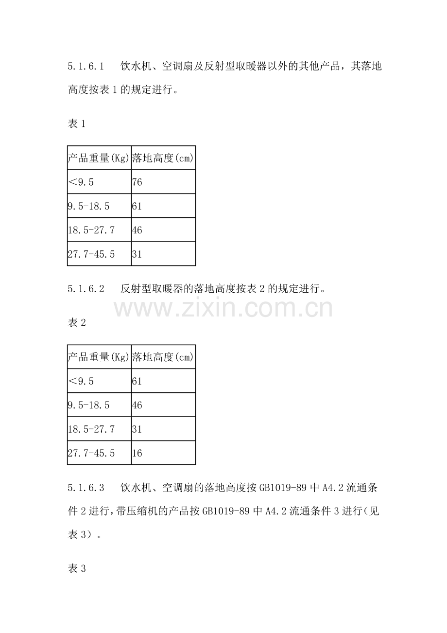 产品跌落试验标准(企业标准).doc_第3页