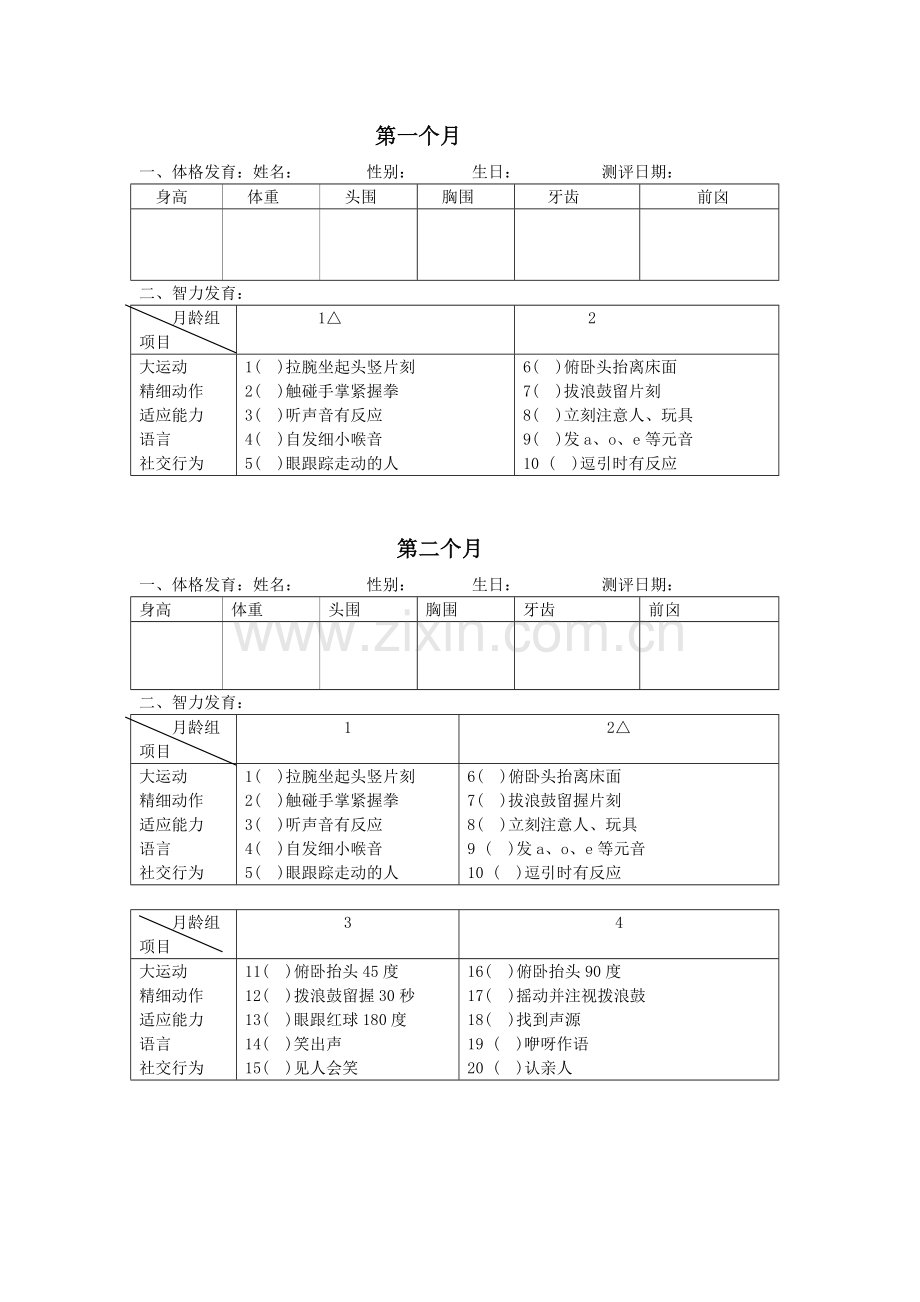 婴幼儿智商测评表.doc_第2页