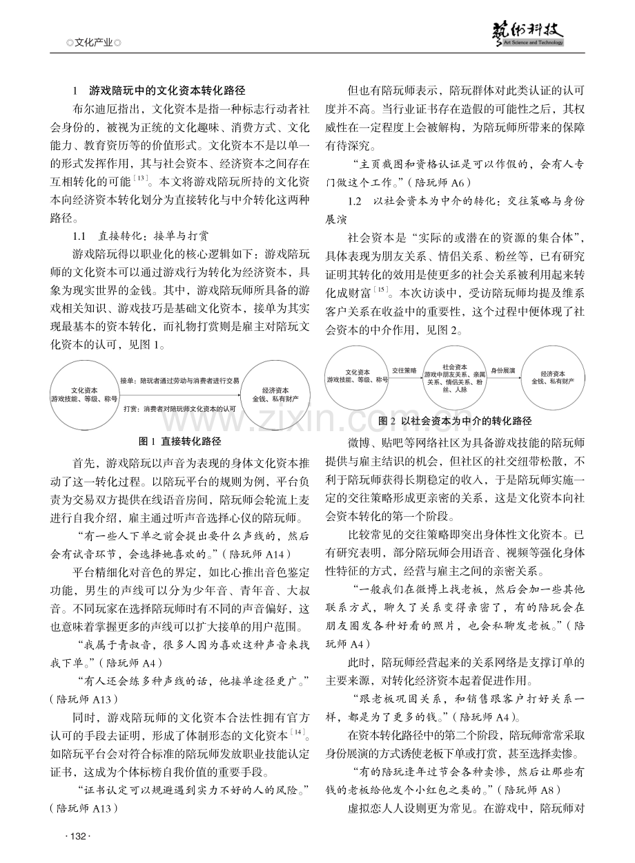 游戏陪玩中的文化资本转化路径及潜在风险探究.pdf_第2页