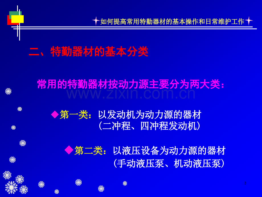 如何提高常用特勤器材的基本操作和日常维护工作PPT.ppt_第3页