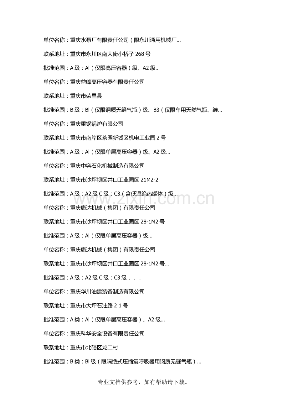 全国压力容器制造企业.doc_第3页