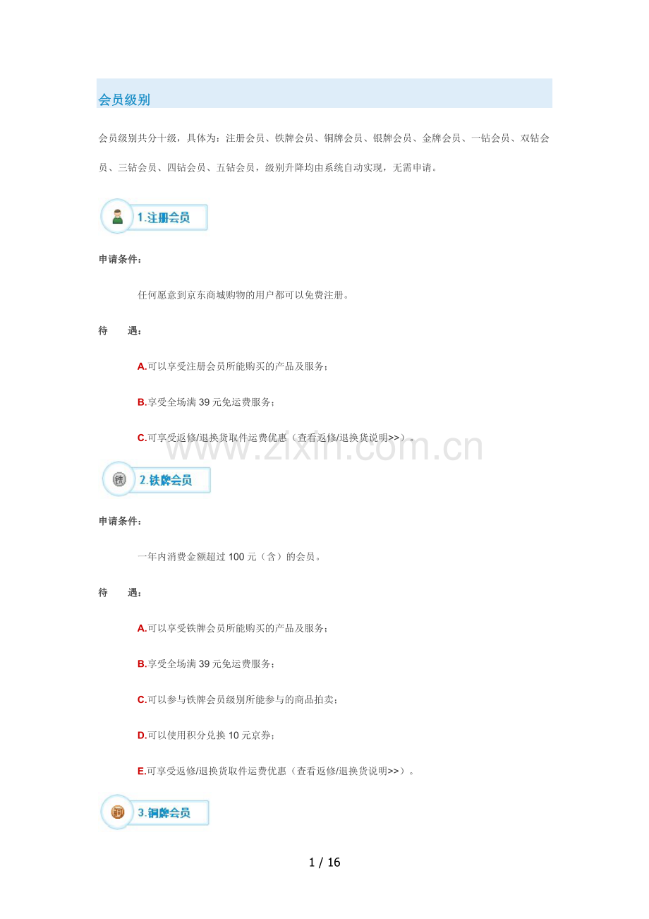 京东会员和积分制度.doc_第1页