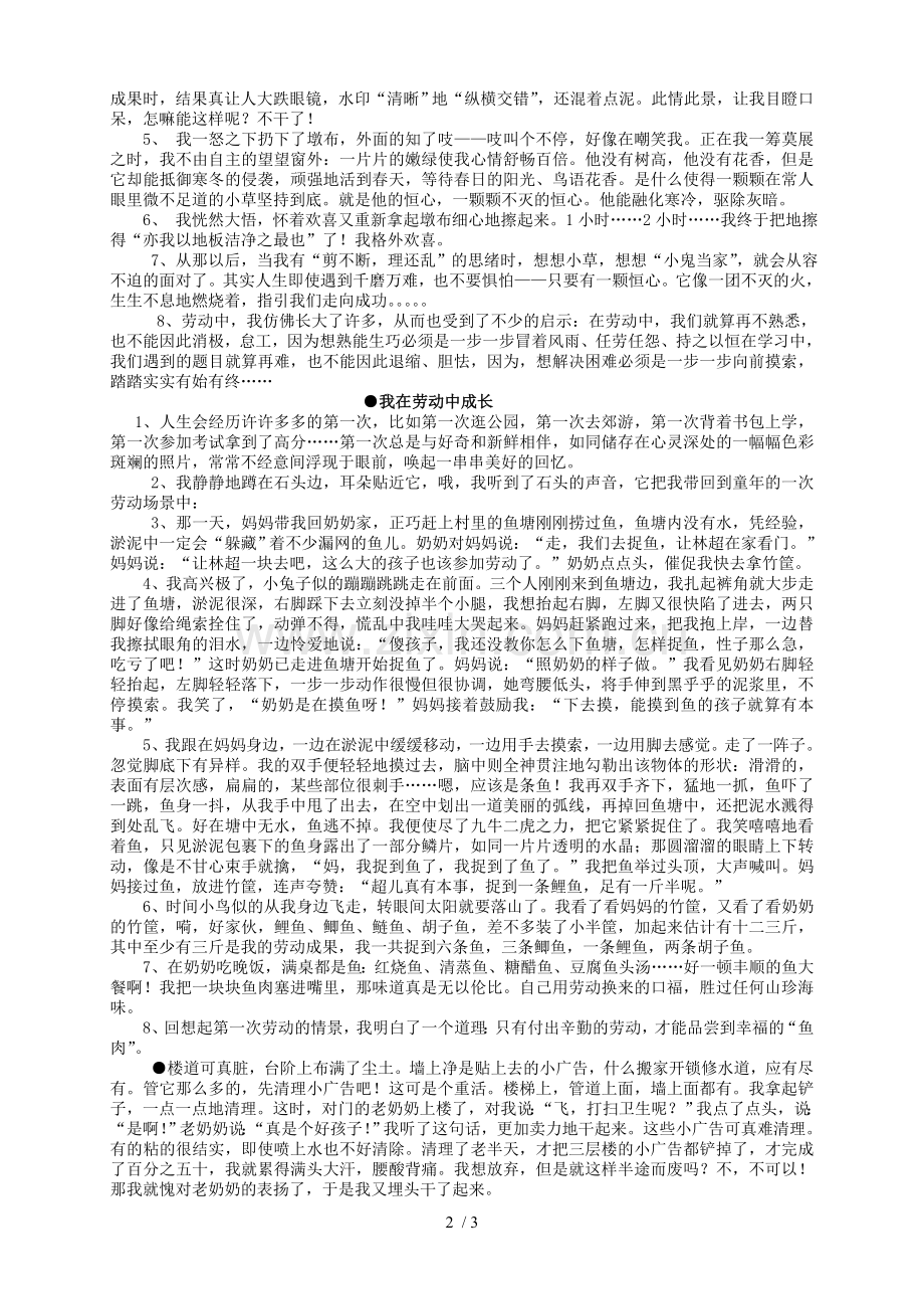 以劳动为主题的作文.doc_第2页