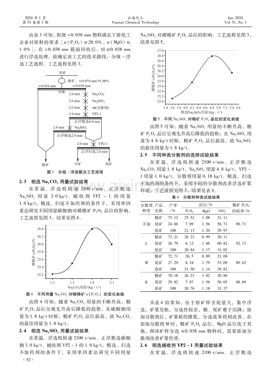 云南某风化磷矿浮选试验研究.pdf_第3页