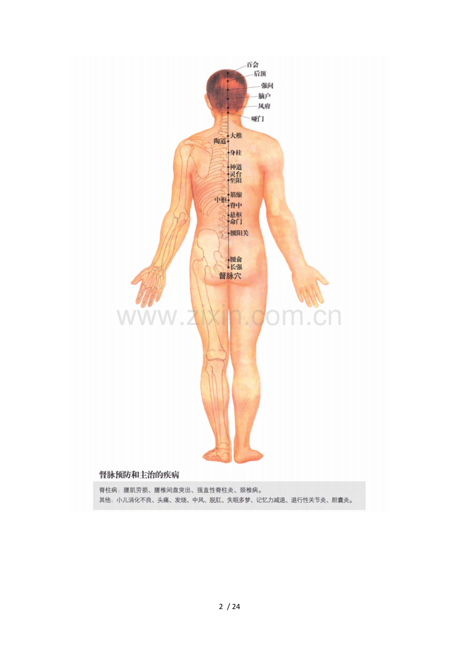 任督二脉及十二经脉图-清晰版+蹲墙功打通任督二脉.doc_第2页