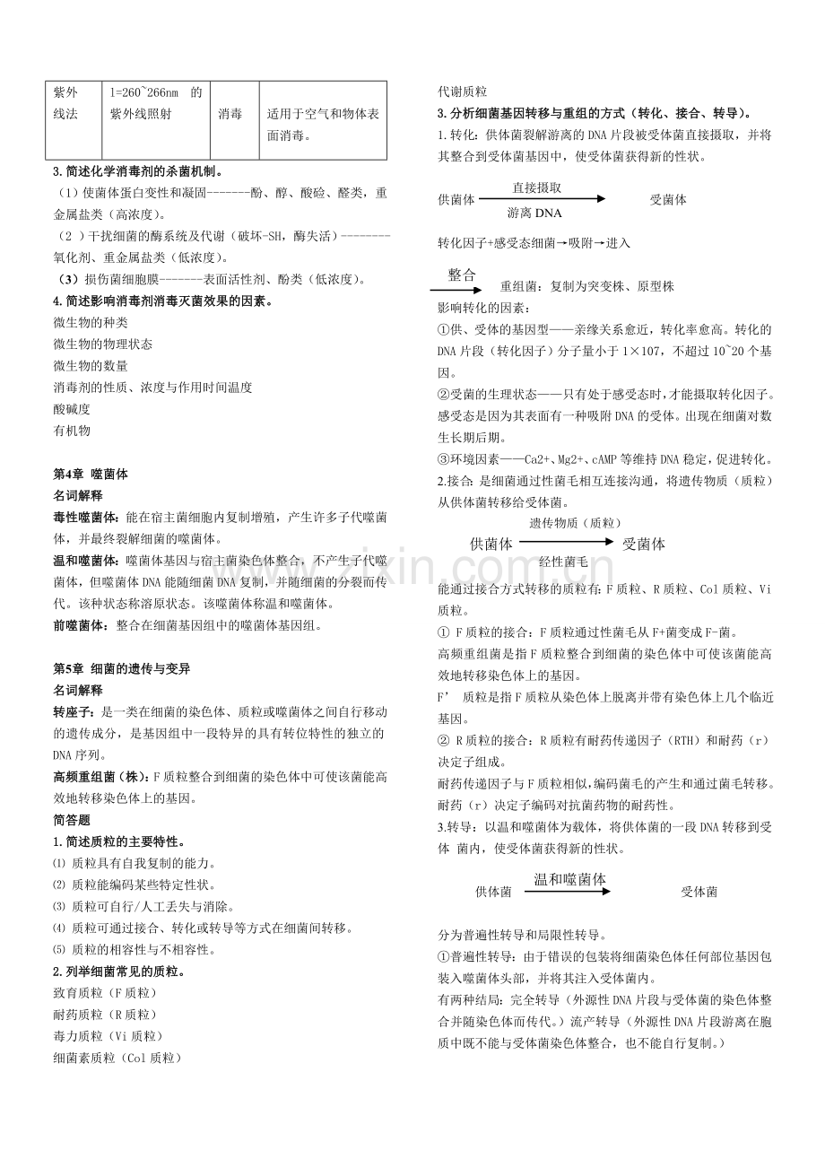 医学微生物学复习要点、重点总结.doc_第3页