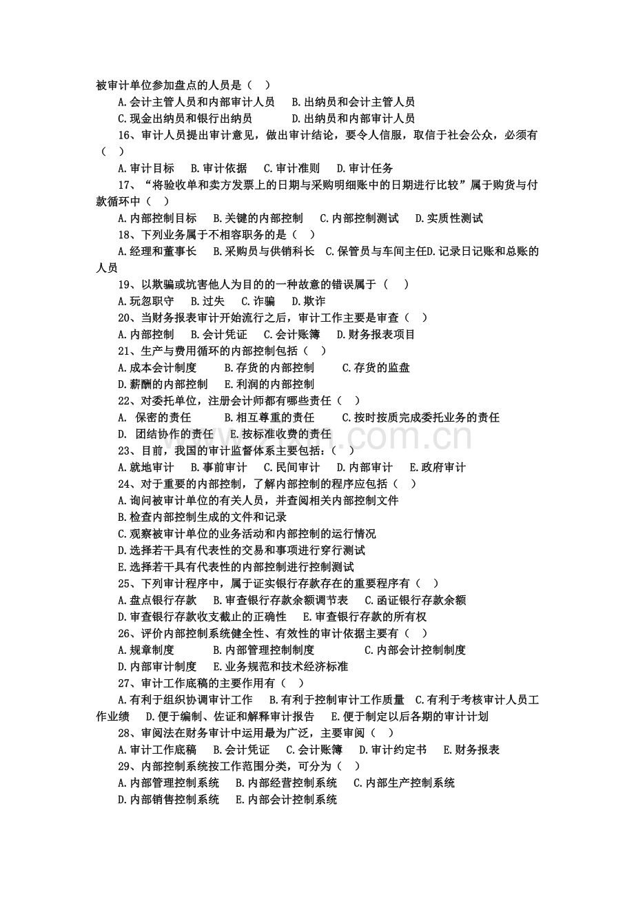 13审计综合练习.doc_第2页