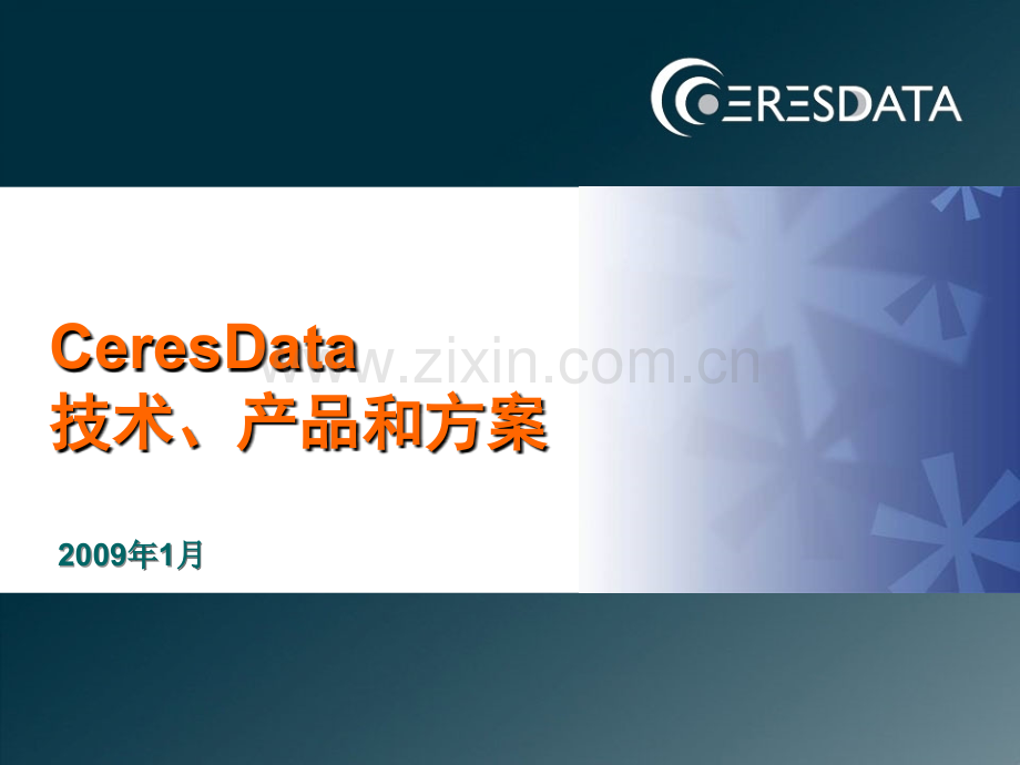 CeresData技术产品和方案PPT.ppt_第1页