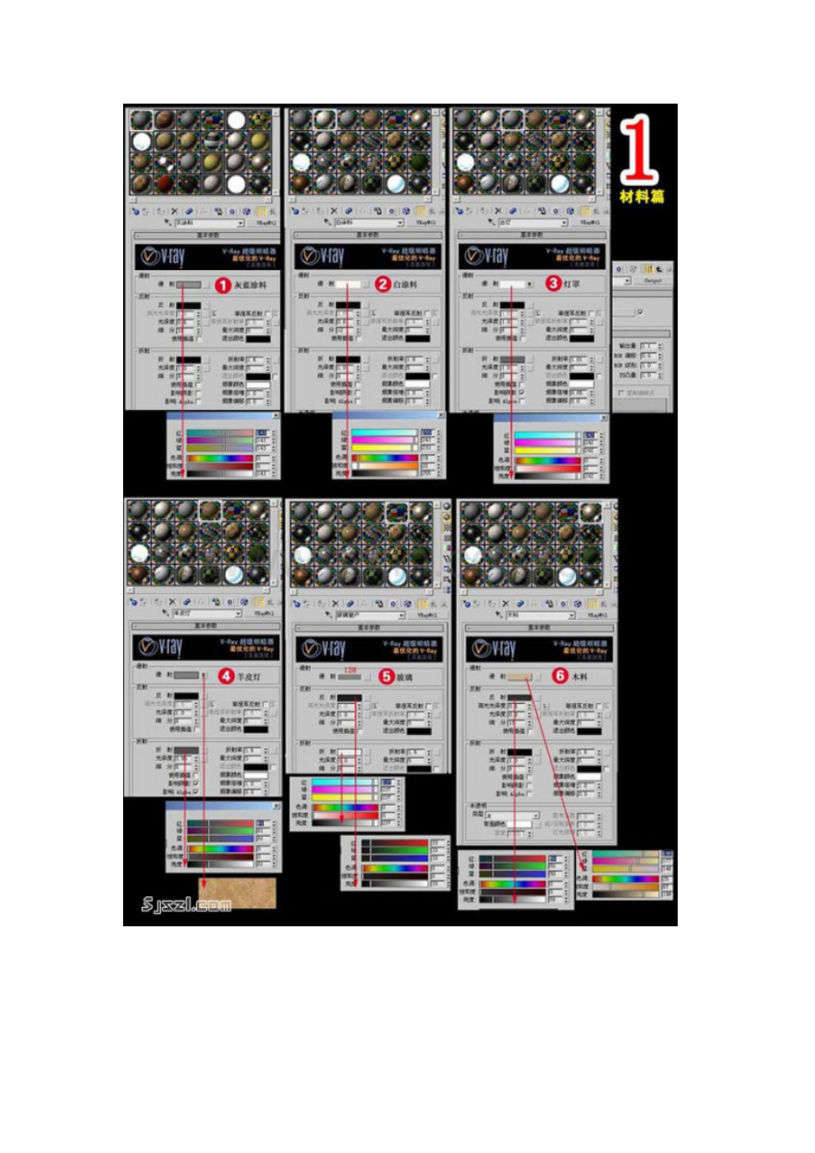 vray材质的渲染参数-3D-vray灯光调节.doc_第2页