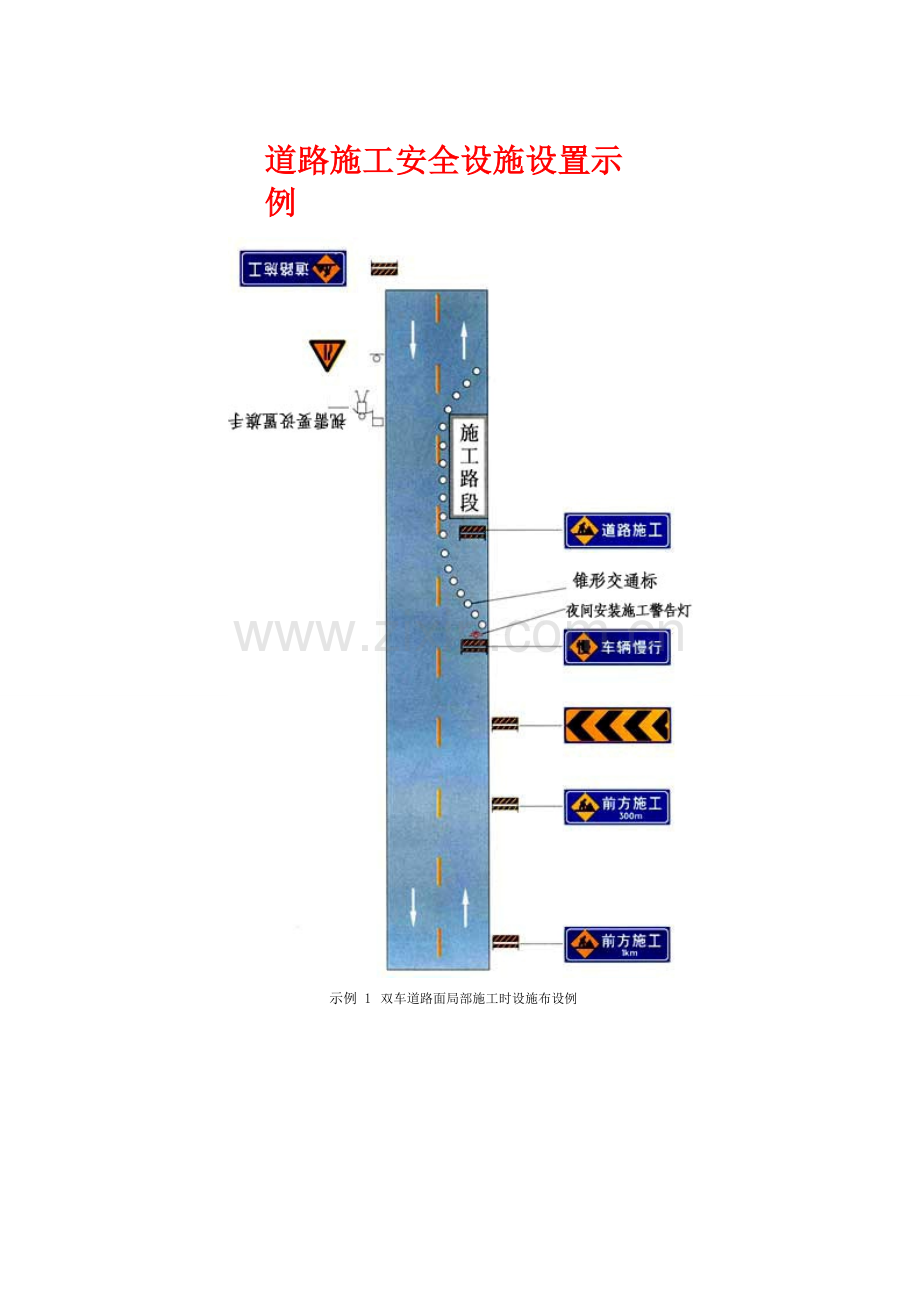 道路施工安全标志牌设置示例.doc_第1页