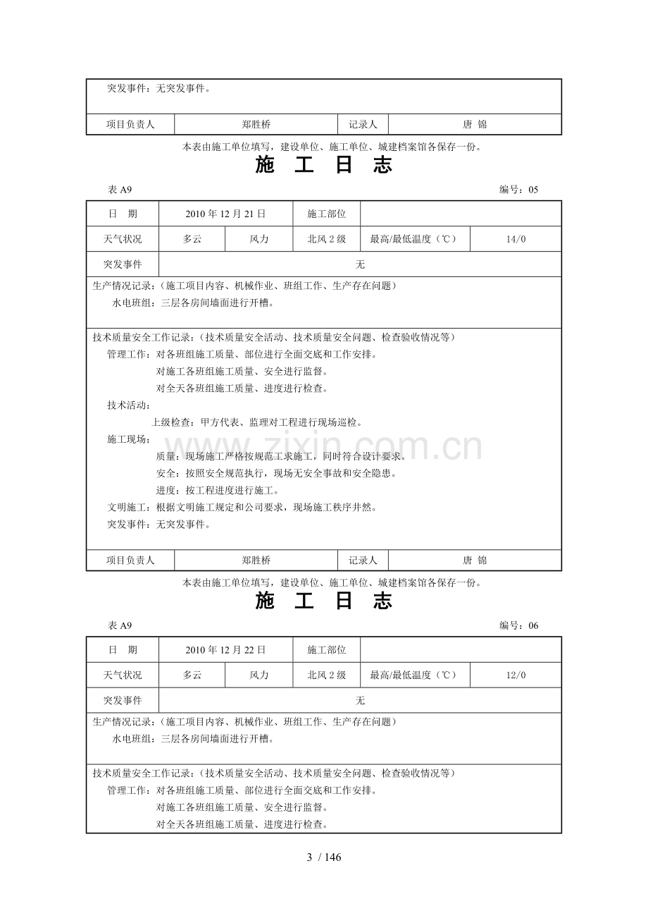 装饰装修施工日志.doc_第3页