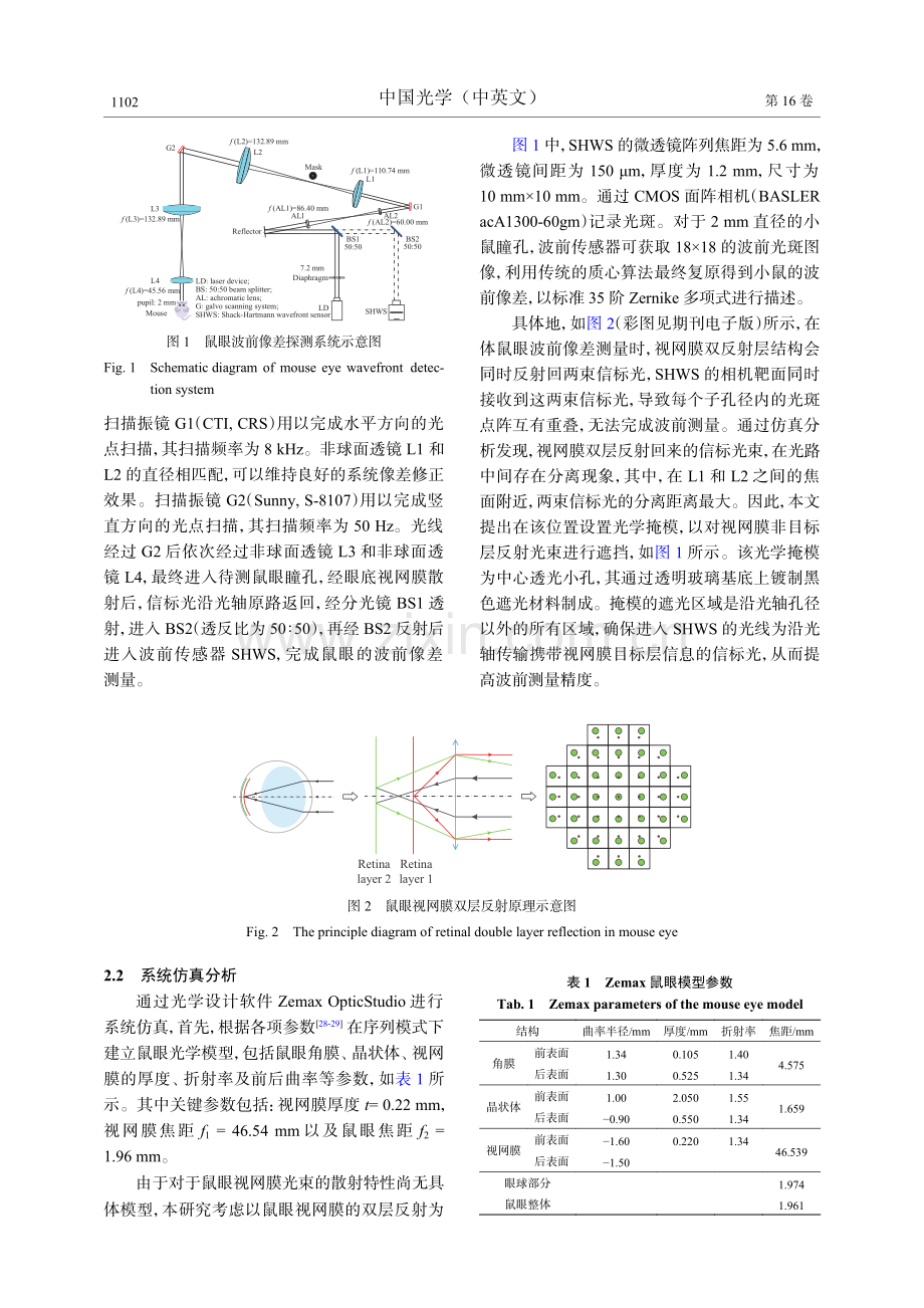 结合光学掩模调制的鼠眼像差精确测量.pdf_第3页