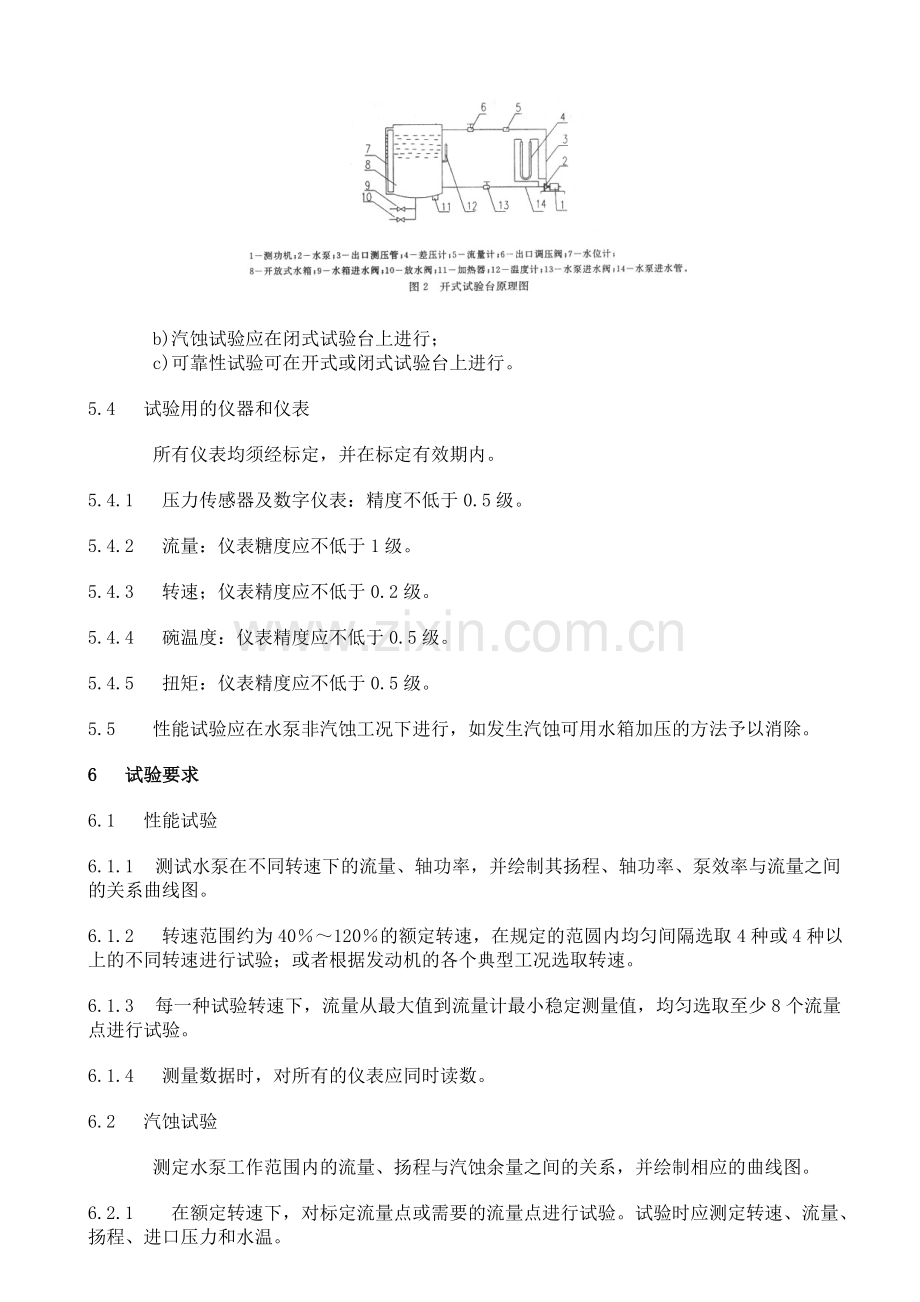 QC∕T 288.2-2001 汽车发动机冷却水泵试验方法.doc_第3页