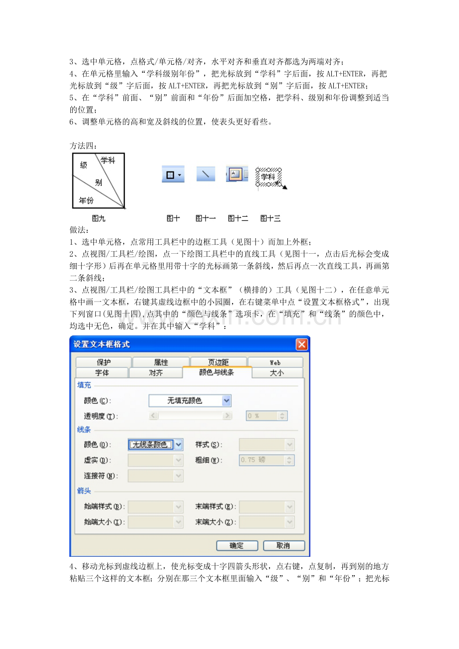 Excel中斜表头的做法.doc_第2页