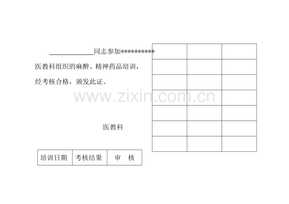 医院发麻醉精神药品管理培训合格证.doc_第2页