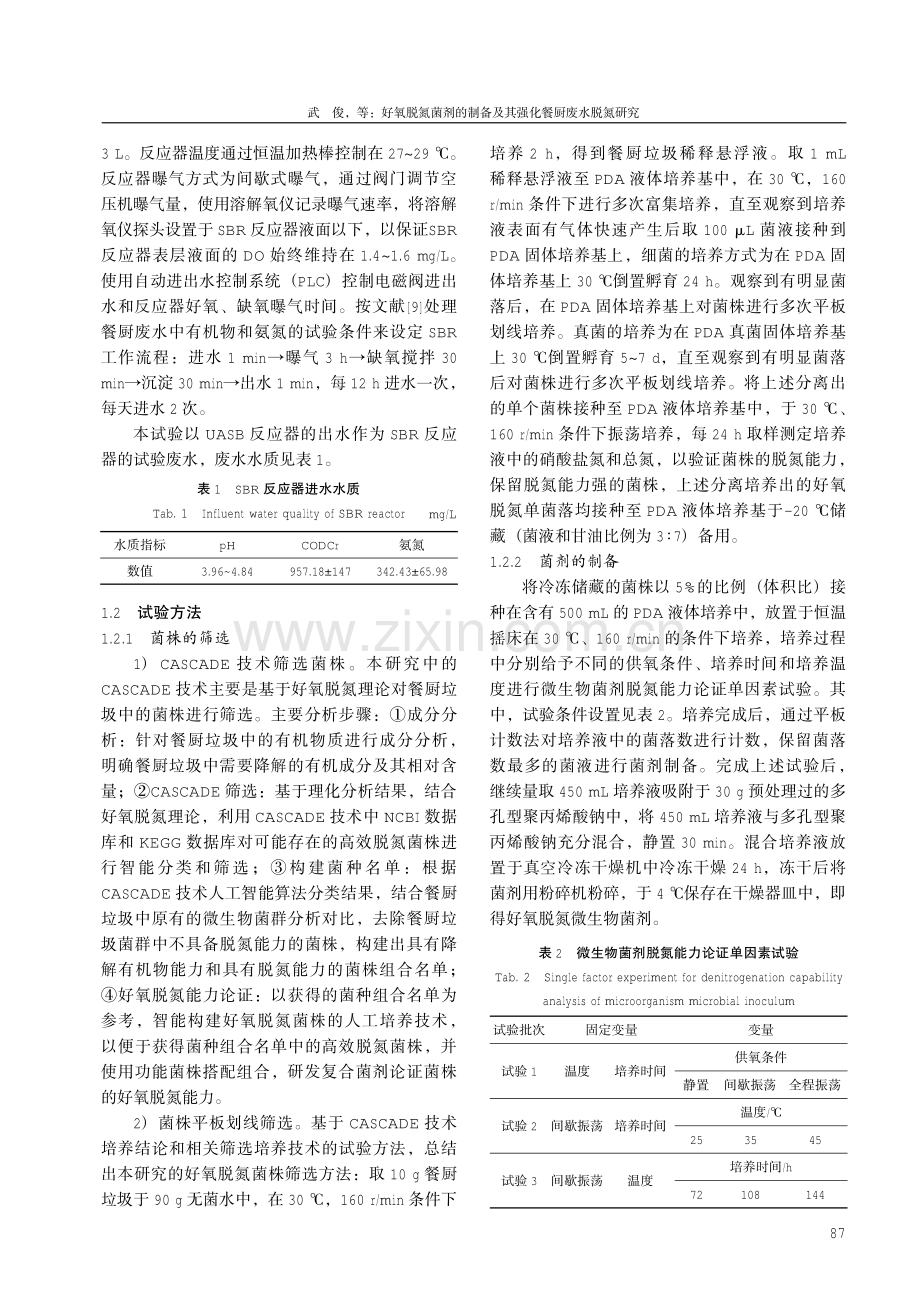 好氧脱氮菌剂的制备及其强化餐厨废水脱氮研究.pdf_第3页