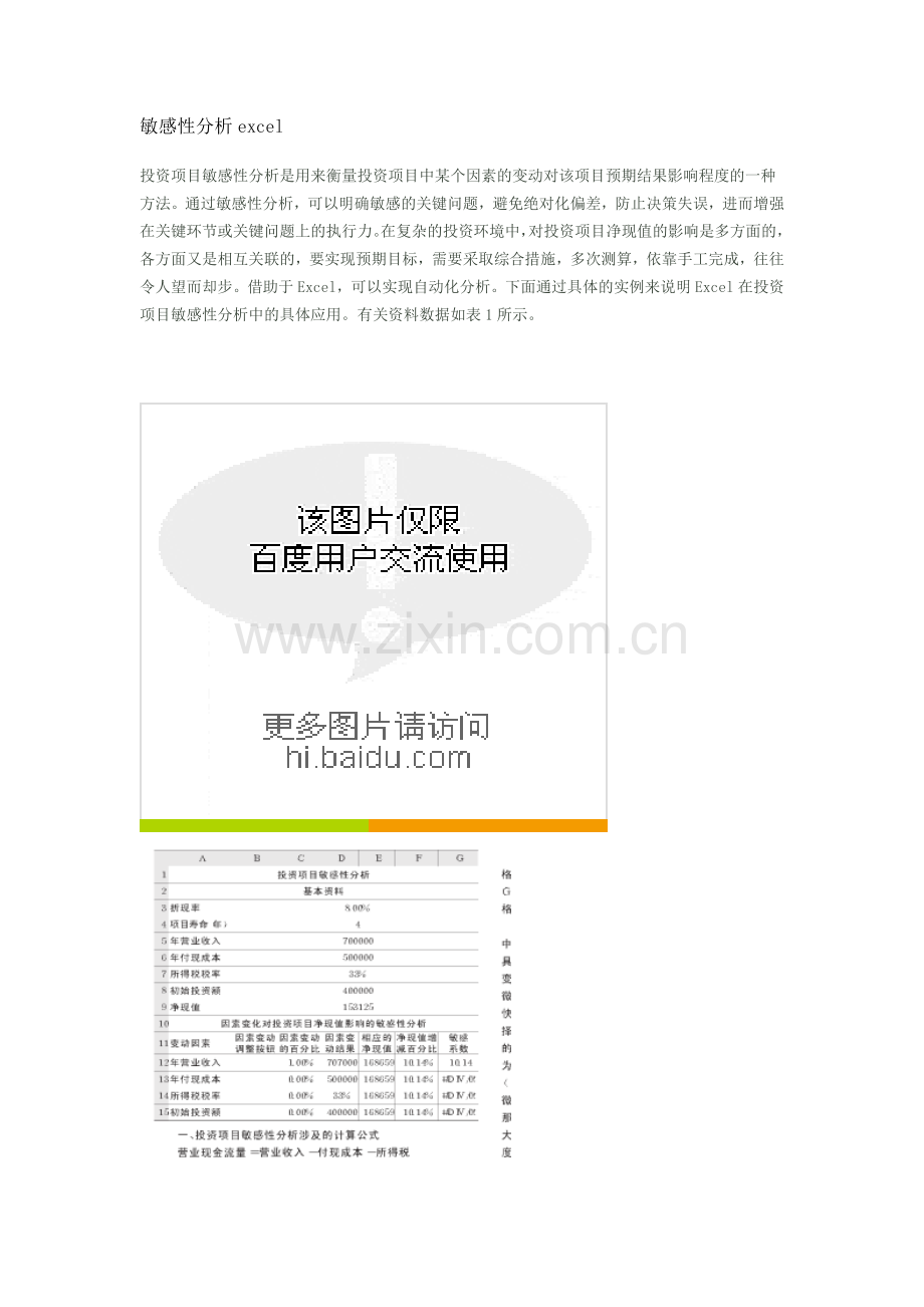 excel敏感性分析.doc_第1页