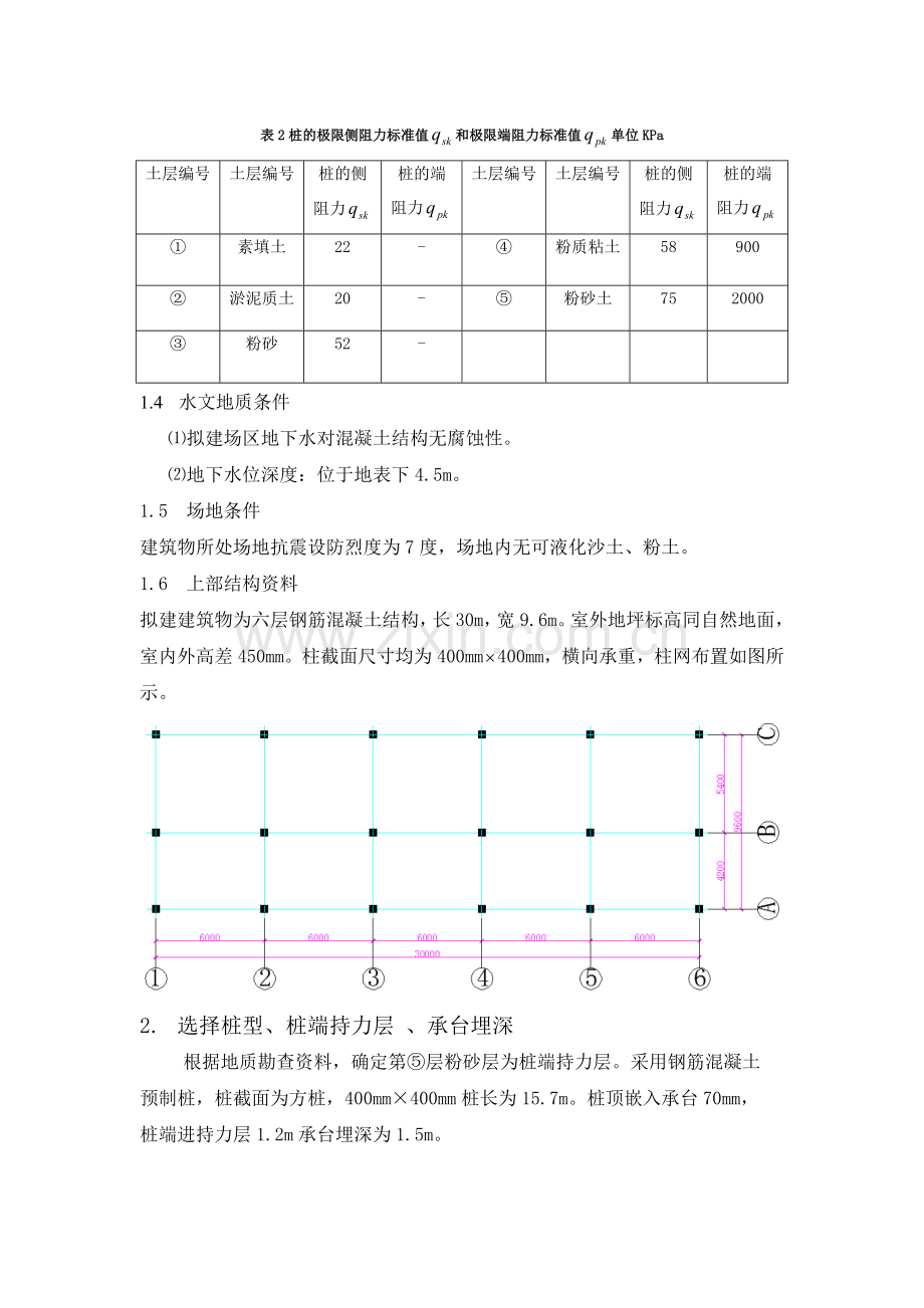 桩基础设计计算书.doc_第2页