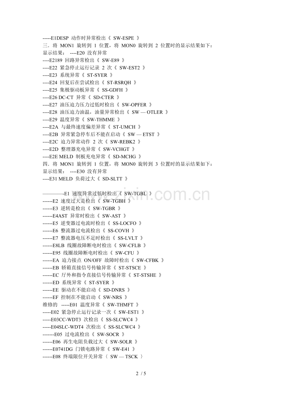 三菱电梯故障代码.doc_第2页