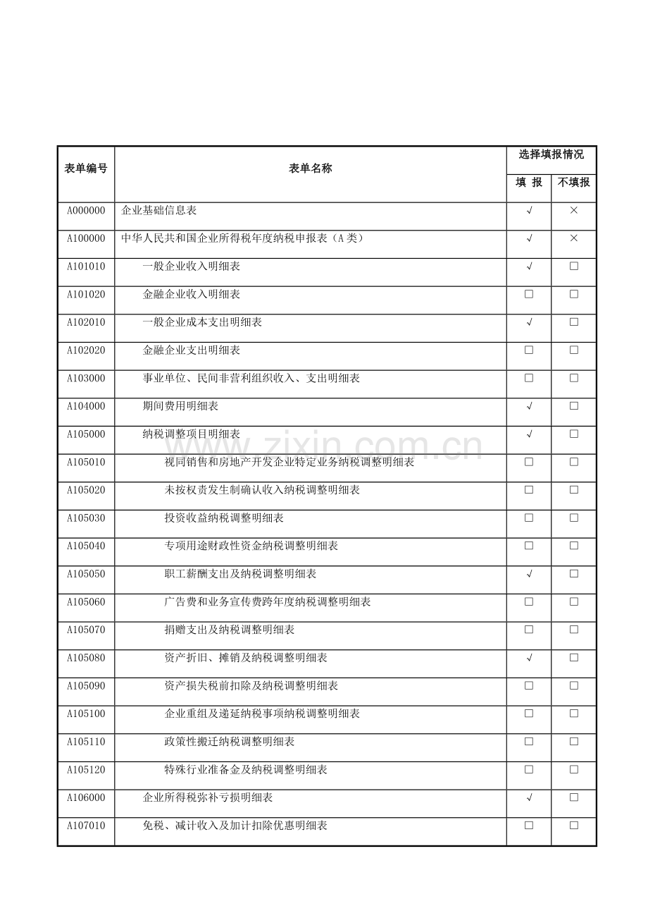 中华人民共和国企业所得税年度纳税申报表(A类-2017年版).docx_第3页