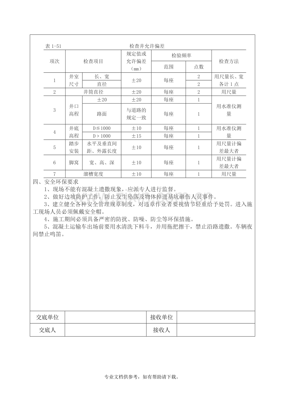 检查井施工技术交底.doc_第3页