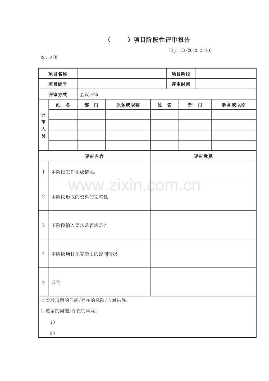 项目阶段性评审报告.doc_第1页