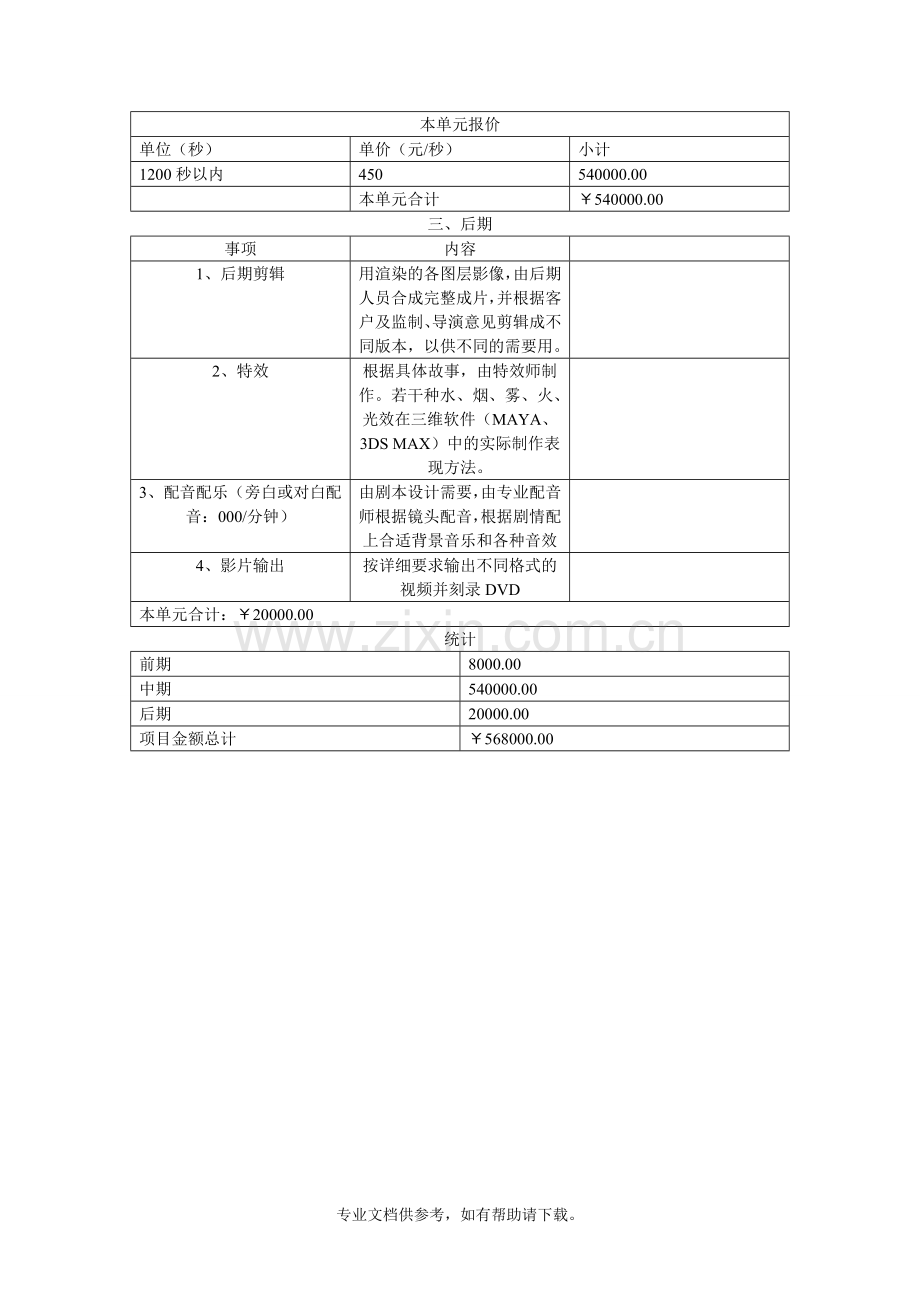 三维动画报价单.doc_第2页