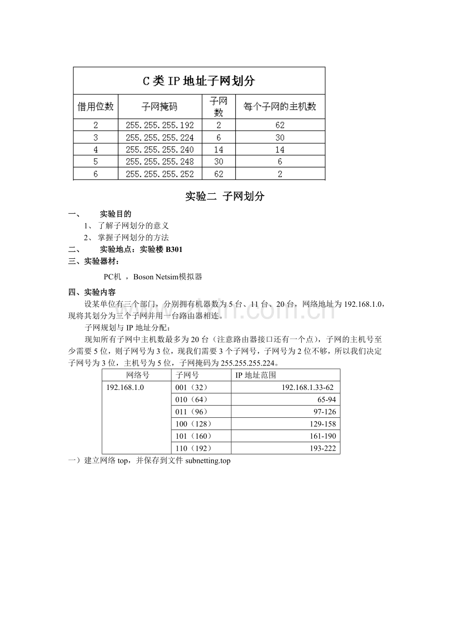 实验二子网划分.doc_第3页