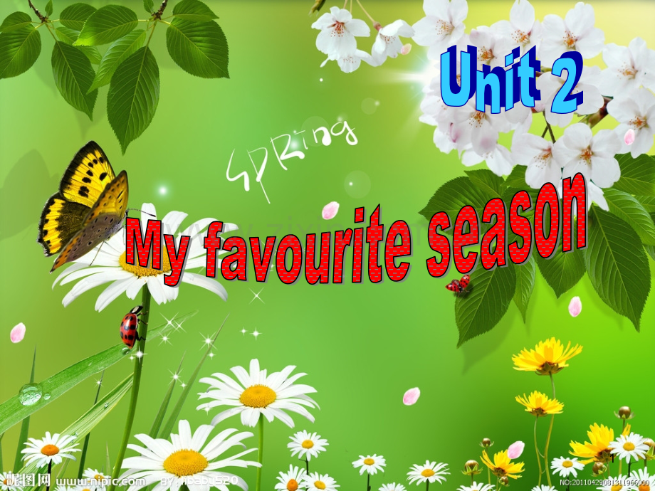 新版PEP五年级下册Unit2Myfavourite-season优秀(课堂PPT).ppt_第1页