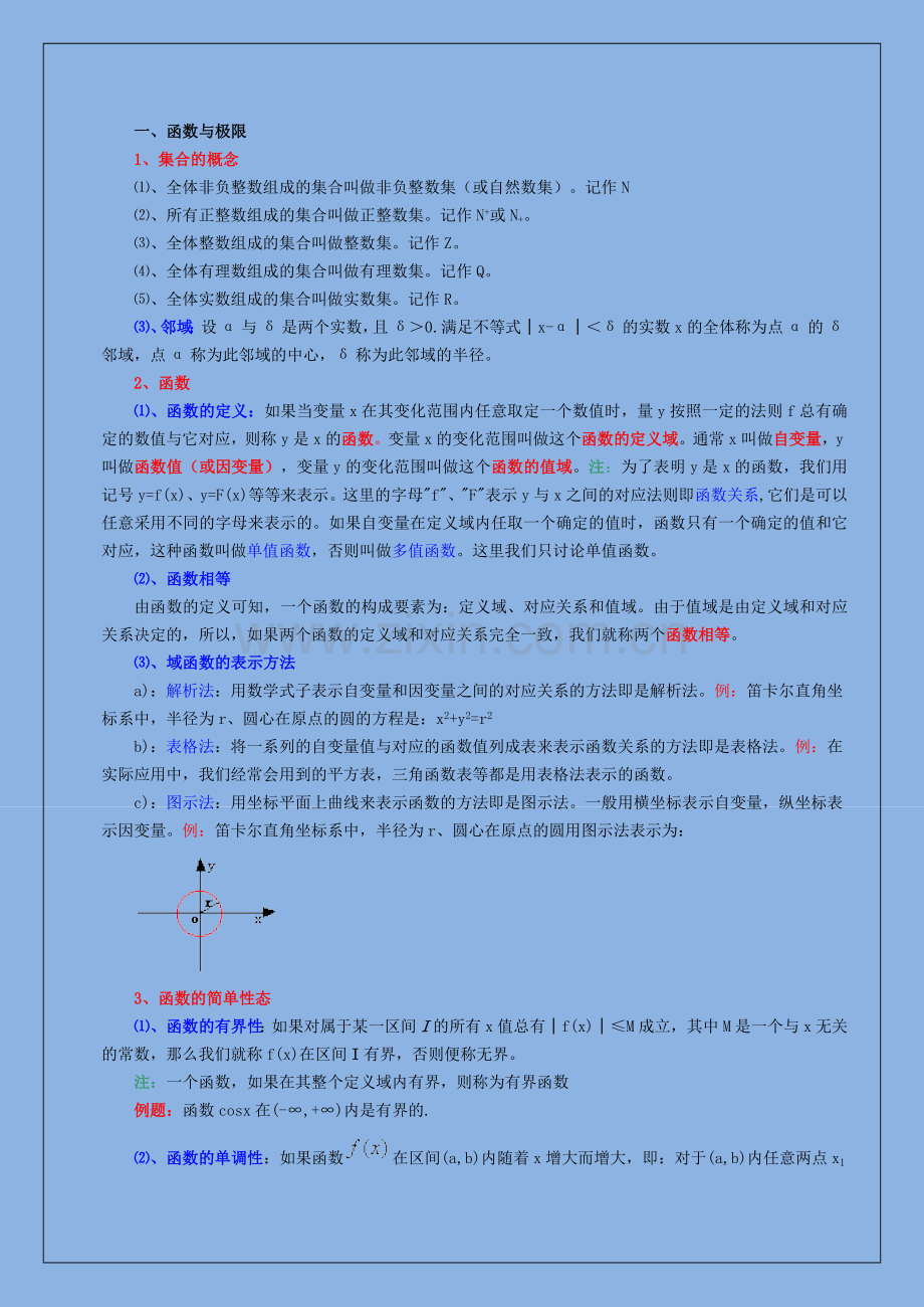 高等数学基本知识点大全大一复习-考研必备.doc_第2页