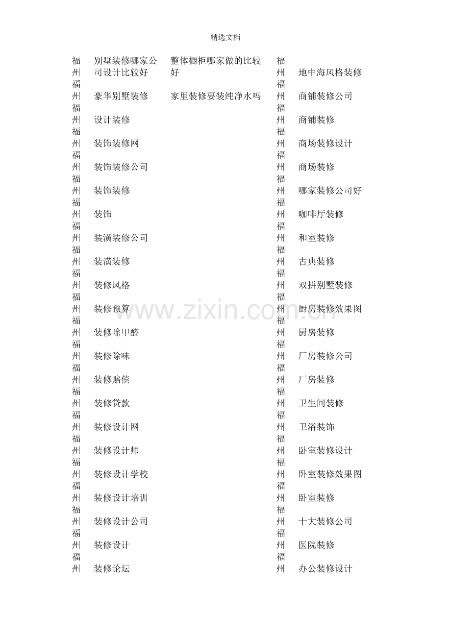 装修类-关键词.doc_第2页