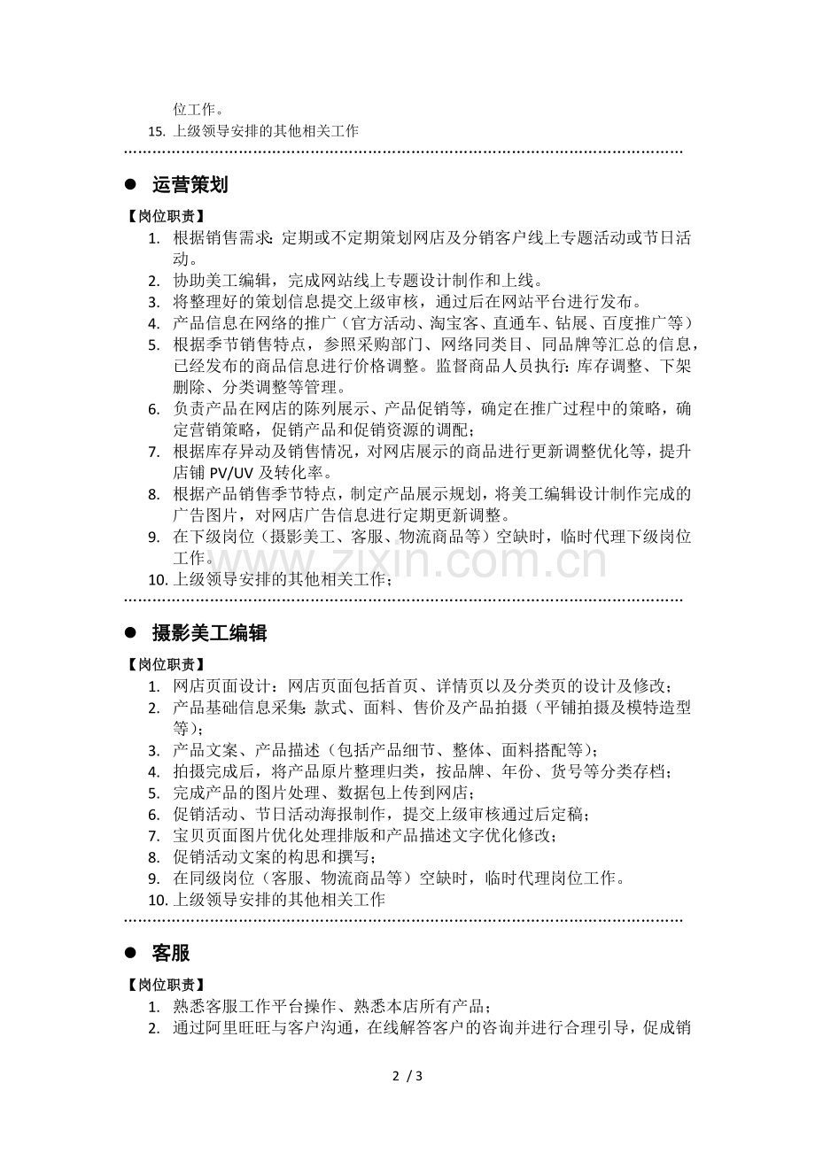 电子商务部门工作流程及职责.docx_第2页