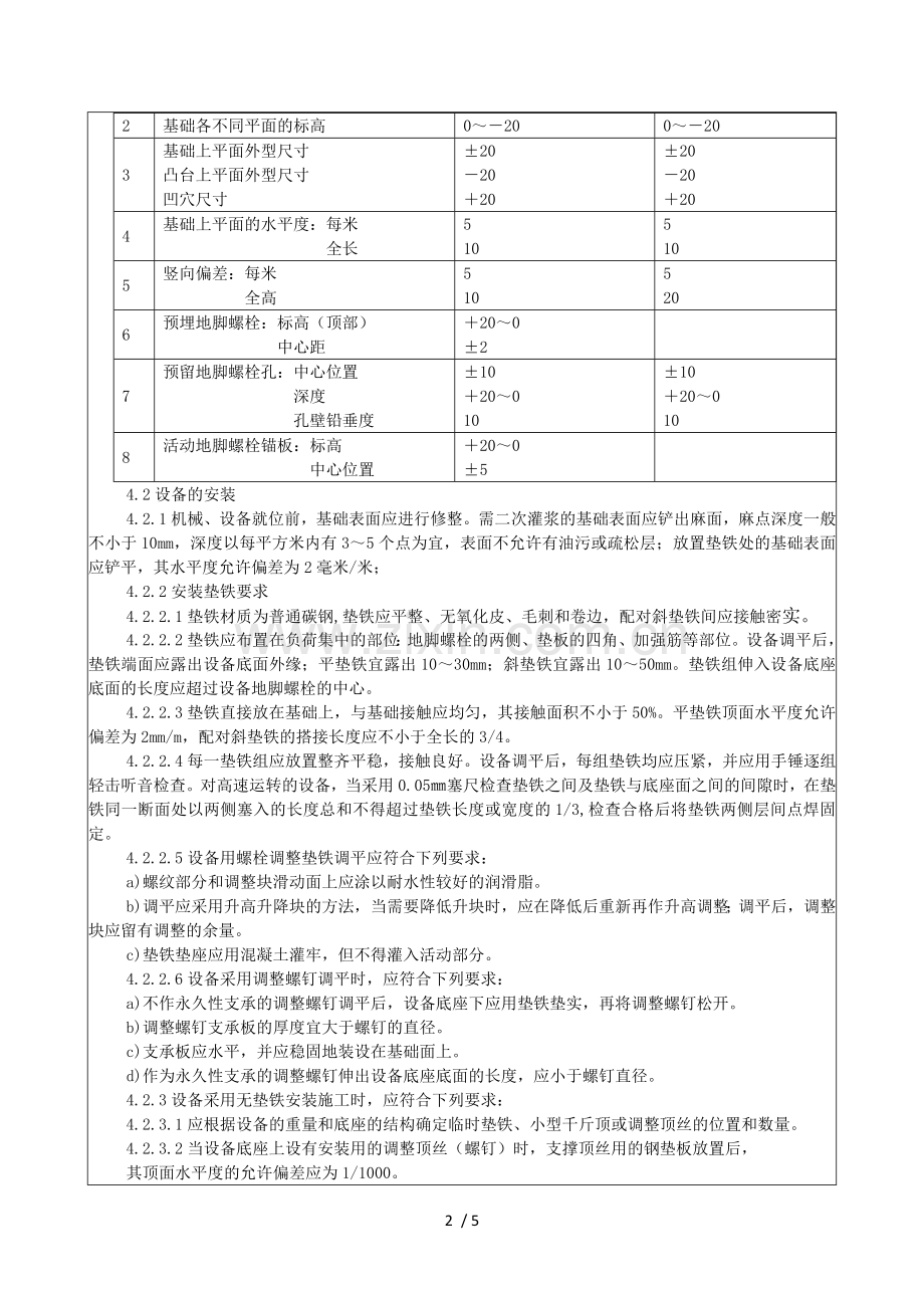 设备安装施工技术交底.doc_第2页