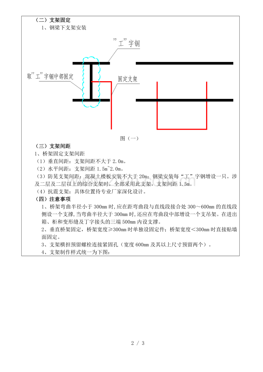 支架制作安装技术交底.doc_第2页