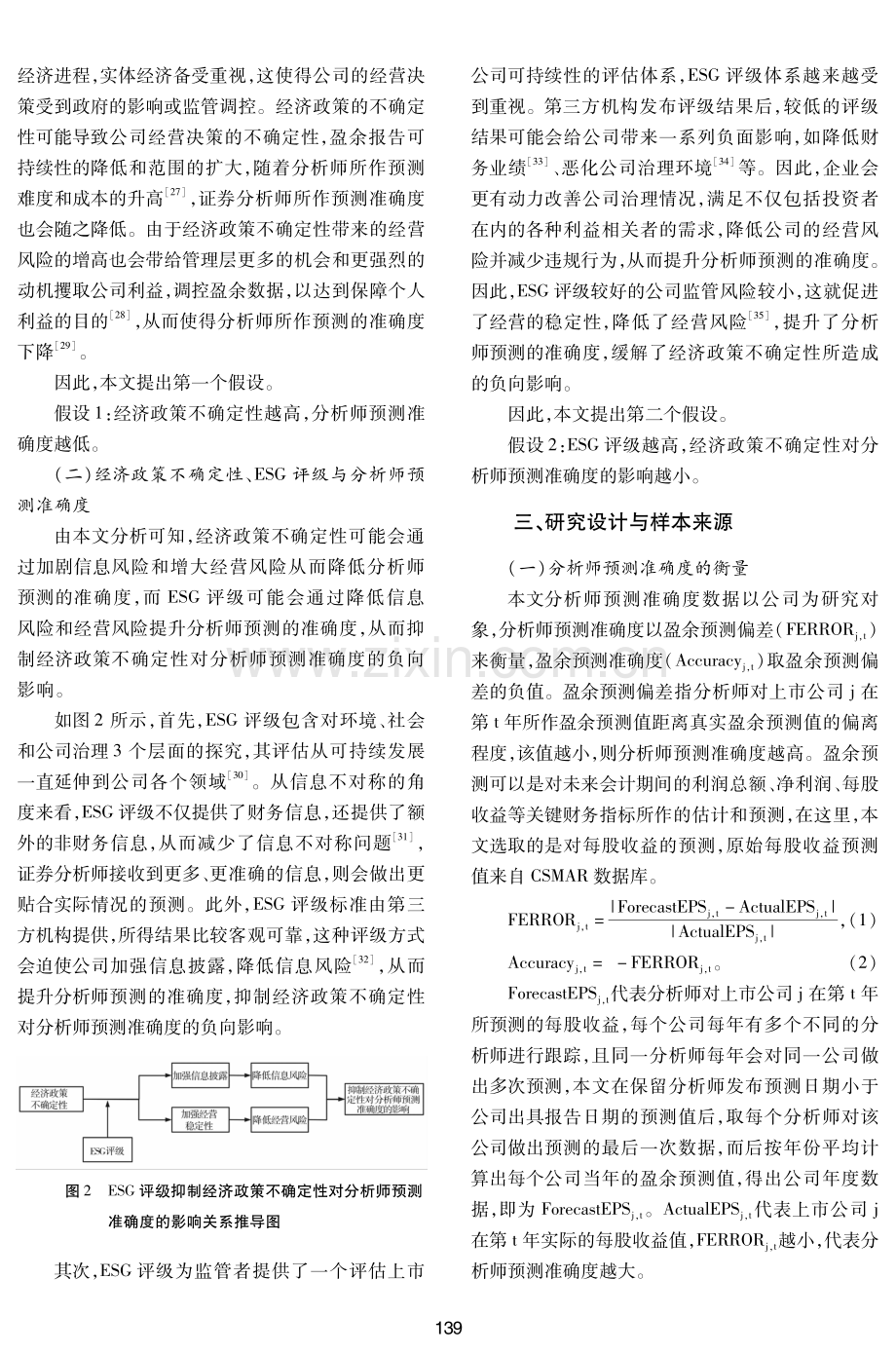 经济政策不确定性、ESG评级与分析师预测准确度.pdf_第3页