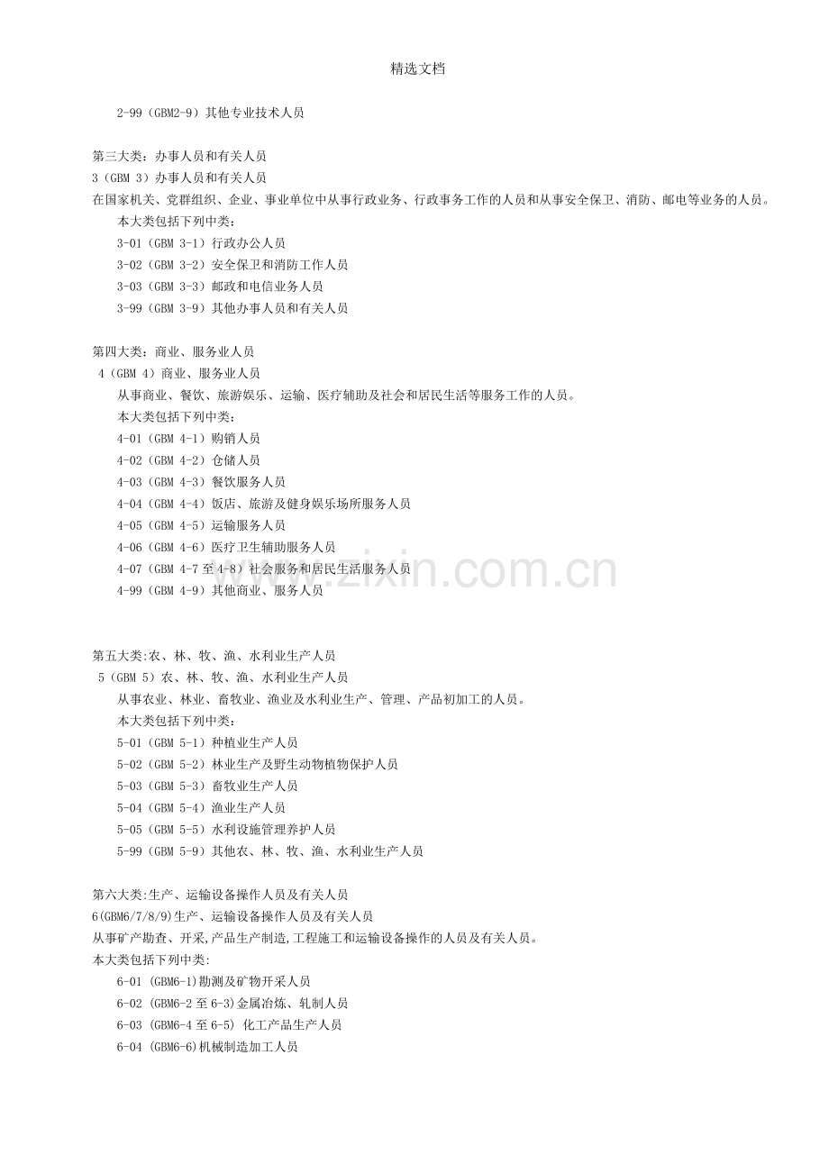 国家公认的职业类型分类全.doc_第2页