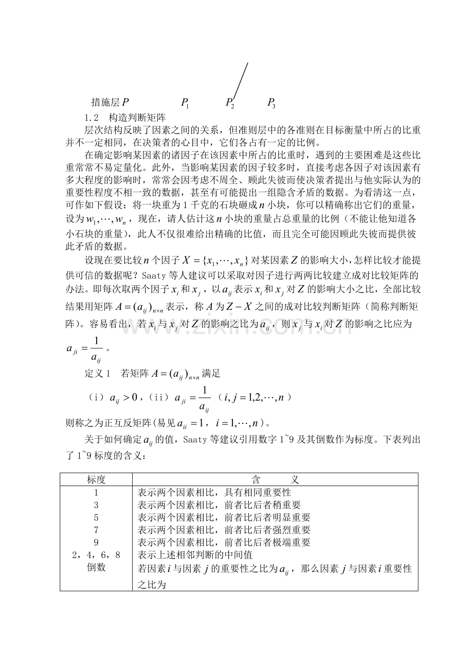 层次分析法的MATLAB实现.doc_第2页