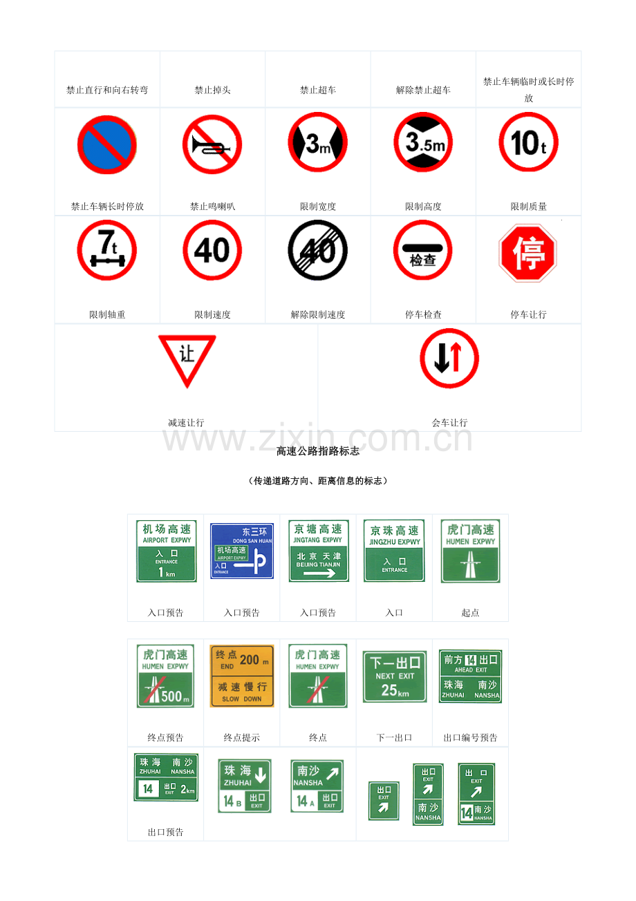 安全交通标志牌的图片及含义.doc_第2页