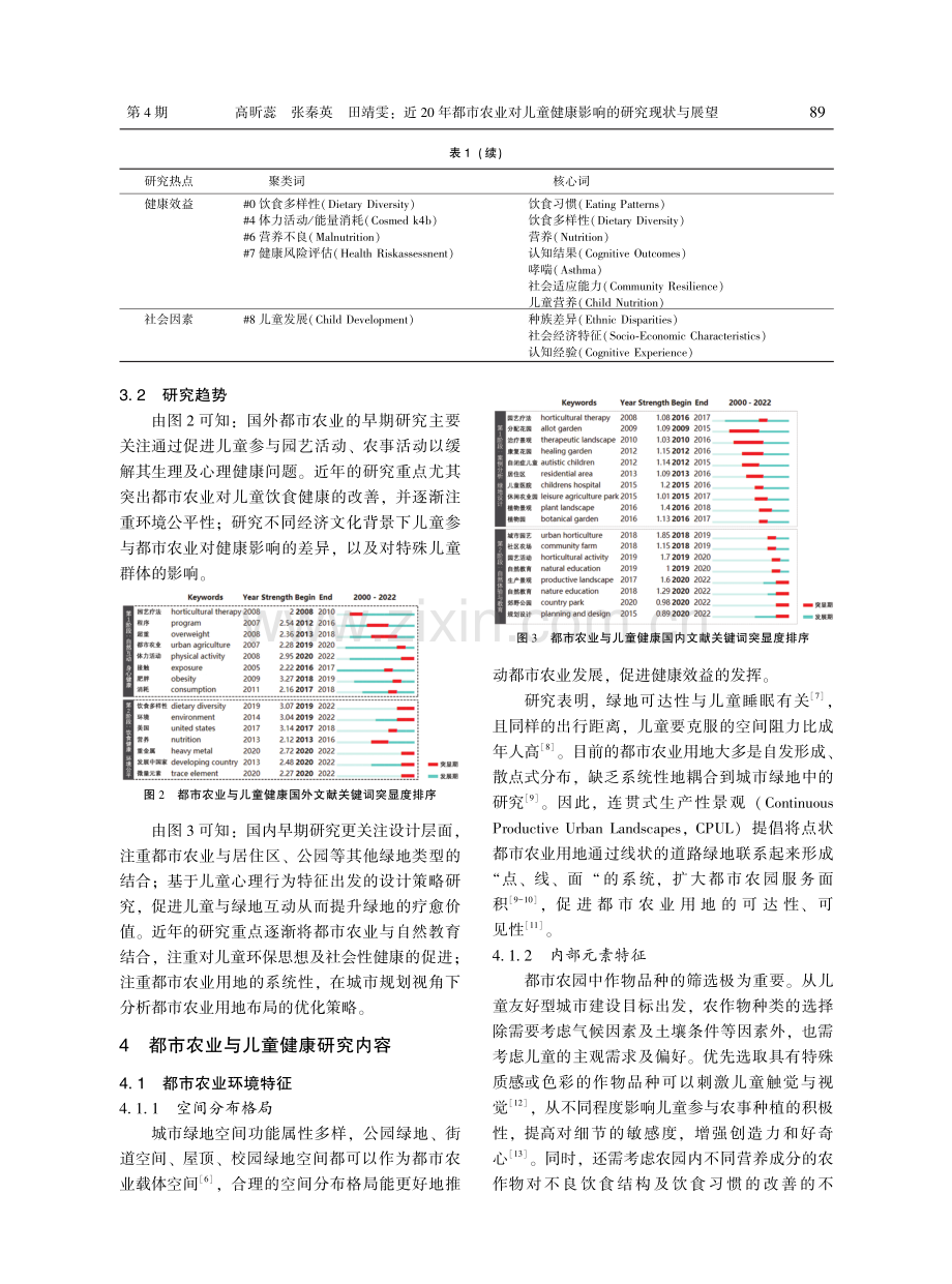 近20年都市农业对儿童健康影响的研究现状与展望.pdf_第3页